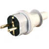 Schukostecker IP44 Knickschutz weiß