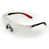 Schutzbrille schwarz/rot
