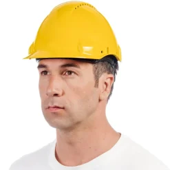 Schutzhelm 'G3000CUVYPRO1' gelb mit Uvicator