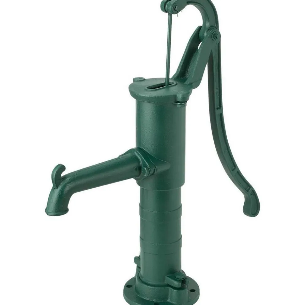 Schwengelpumpe mit Rundflansch grün 65,5 cm