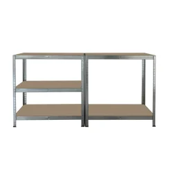 Schwerlastregal 180 x 90 x 40 cm 5 Böden à 160 kg