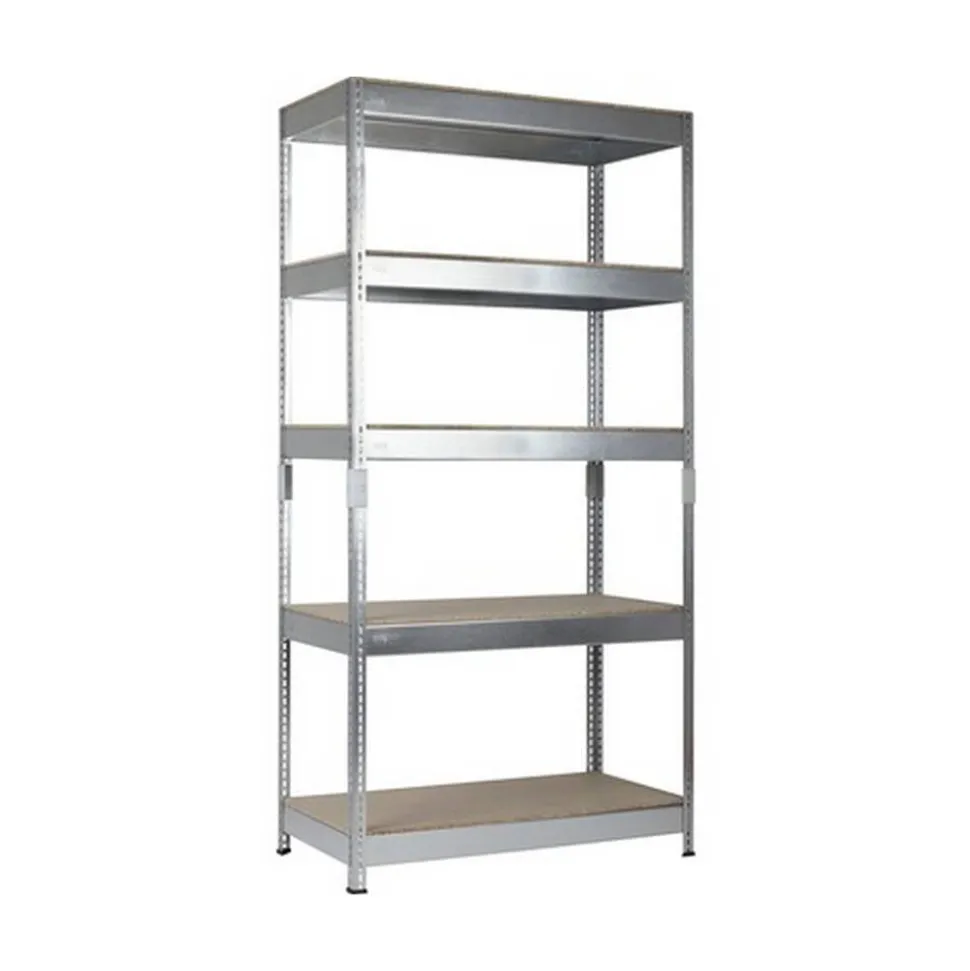 Schwerlast-Steckregal 200 x 100 x 50 cm, 5 Böden, verzinkt, Tragkraft 1500 kg