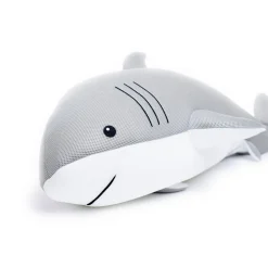 Schwimmtier 'Buddy Hai' grau Polyester 45 x 111 x 38 cm