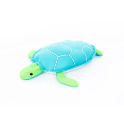 Schwimmtier 'Buddy Schildkröte' blau Textil 82 x 100 x 15 cm