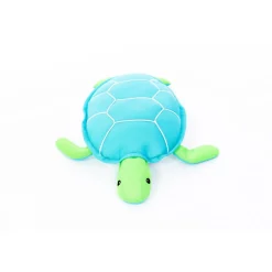 Schwimmtier 'Buddy Schildkröte' blau Textil 82 x 100 x 15 cm