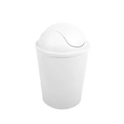 Schwingdeckeleimer 'Ako' weiß 5,5 l