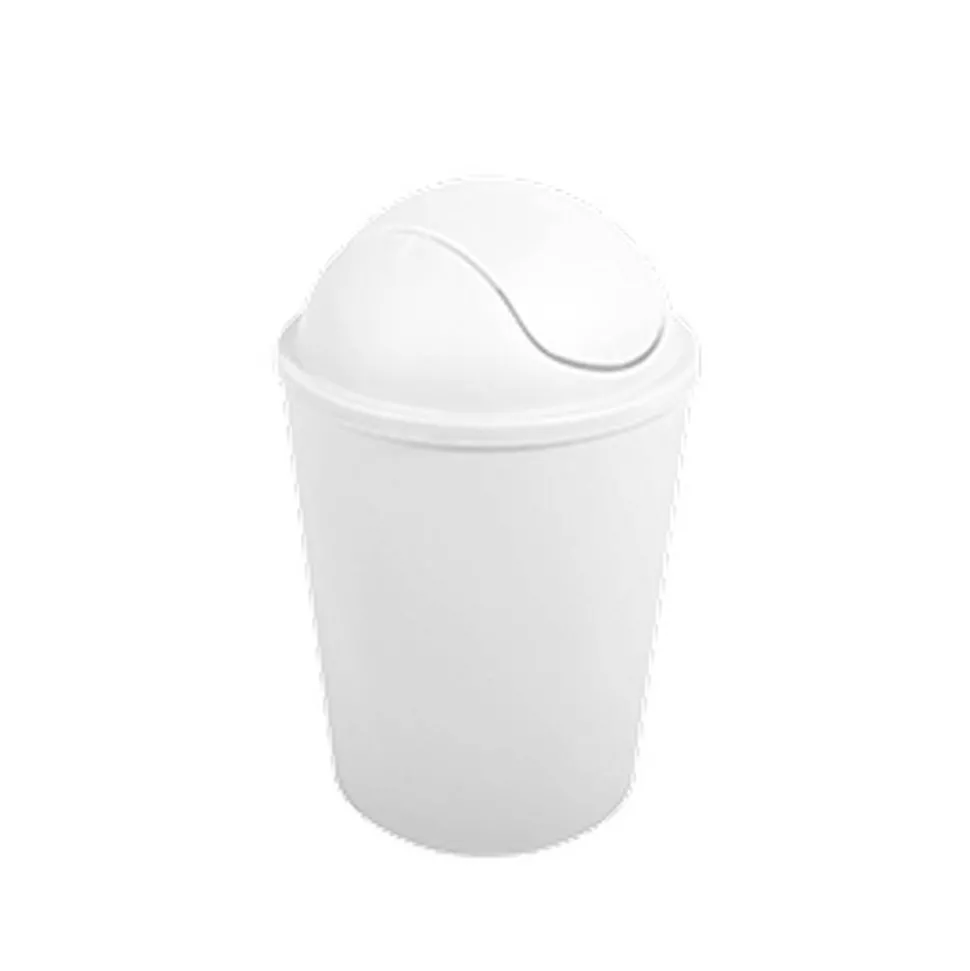 Schwingdeckeleimer 'Ako' weiß 5,5 l