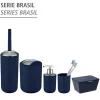 Schwingdeckeleimer 'Brasil' dunkelblau Ø 19,5 x 31 cm 6,5 l