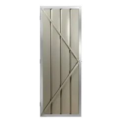 Schwingtür für Gerätehäuser 'Skillion/Dream/Lean-To' silber-metallic