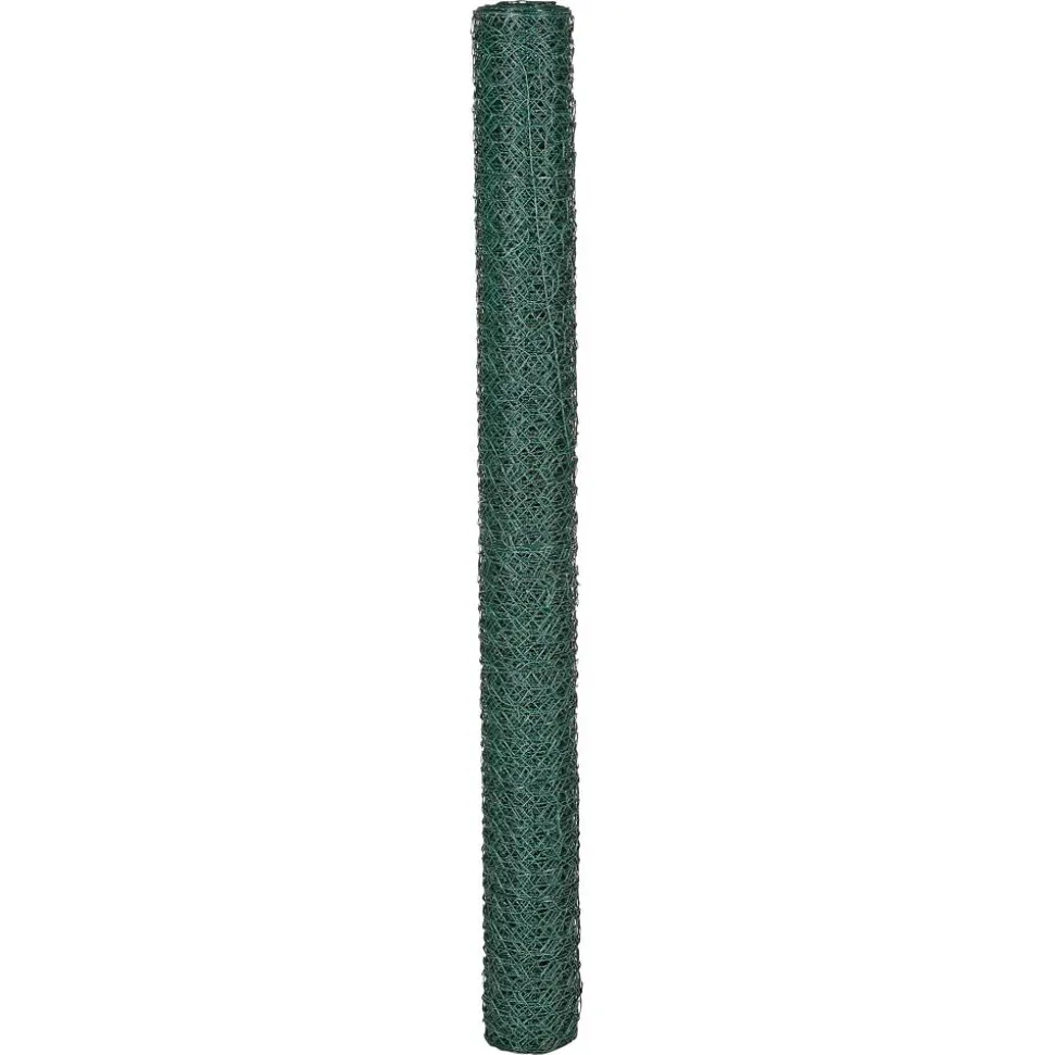 Sechseck-Drahtgeflecht grün 50 x 1000 cm