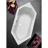 Sechseckwanne 'Sierra' Sanitäracryl weiß 1800 x 800/420 mm
