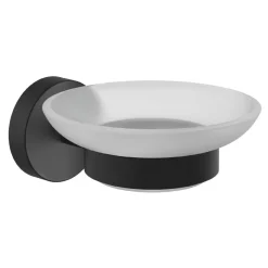 Seifenablage 'Rom' schwarz Ø 10,6 cm