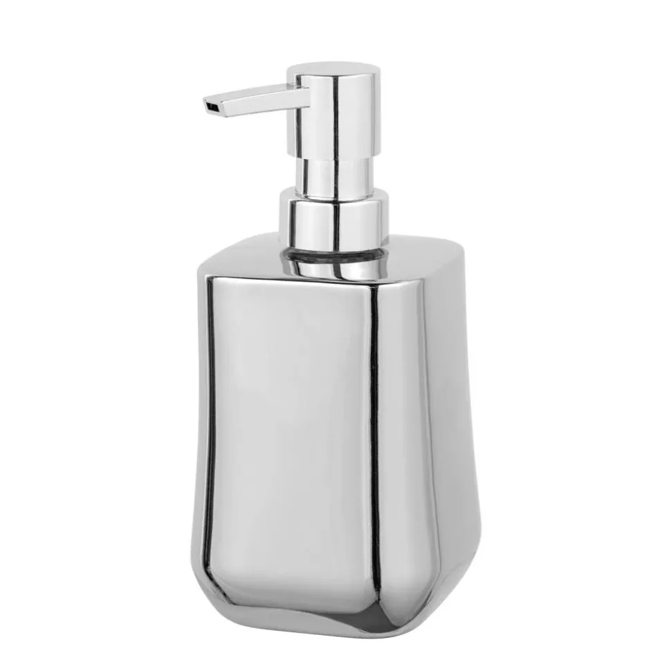 Seifenspender 'Adine' Keramik chromfarben 400 ml