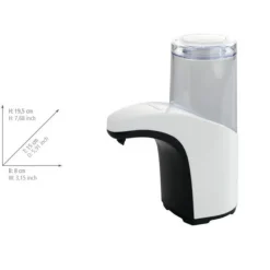 Seifenspender 'Butler' weiß/schwarz mit Sensor 300 ml