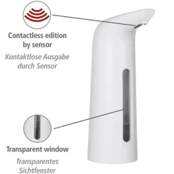 Seifenspender 'Larino' weiß mit Sensor 400 ml