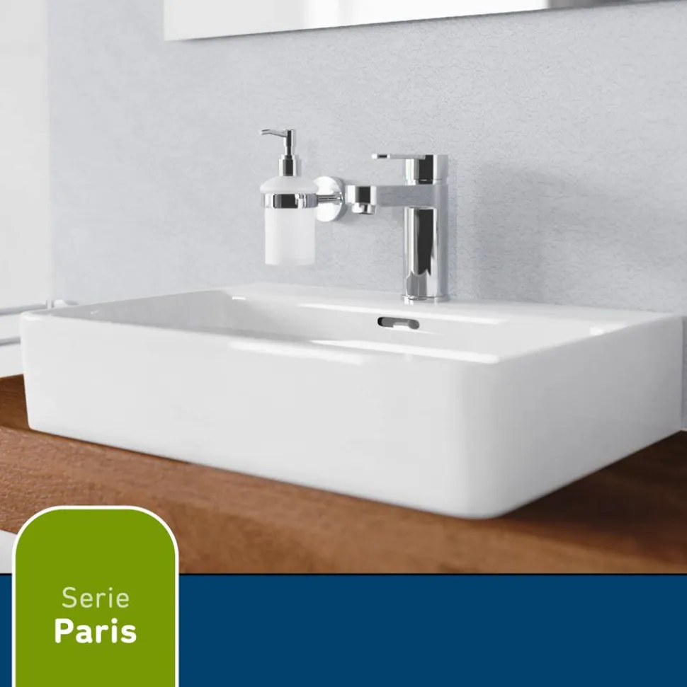 Seifenspender 'Paris' chromfarben