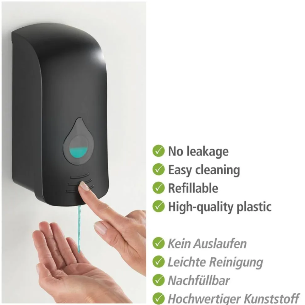 Seifenspender 'Ranera' schwarz 740 ml