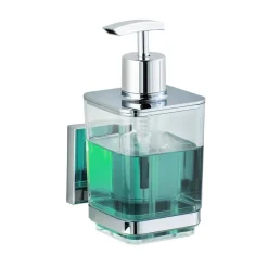 Seifenspender 'Vacuum-Loc Quadro' Edelstahl, 330 ml