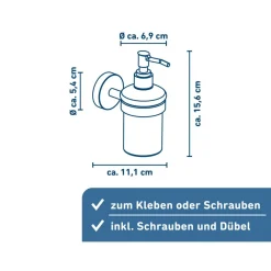 Seifenspender 'Rom' schwarz