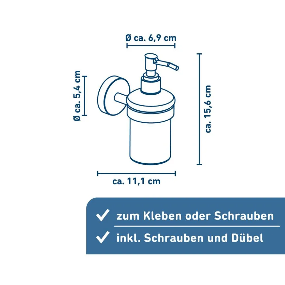 Seifenspender 'Rom' schwarz