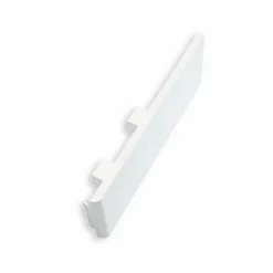 Seitendeckel für Vorhangschiene weiß 5cm