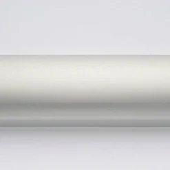 Seitenwand 'Elana 2.0' rund für Pendeltür, Anschlag rechts, alu silbermatt, Klarglas hell, 90 cm