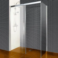 Seitenwand für Schiebetür 'Beta' 80 x 190 cm chrom