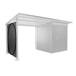 Seitenwand für Seitendach zu Gerätehaus AvantGarde A1,A5 dunkelgrau-metallic