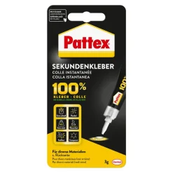 Sekundenkleber '100 %' transparent 3 g
