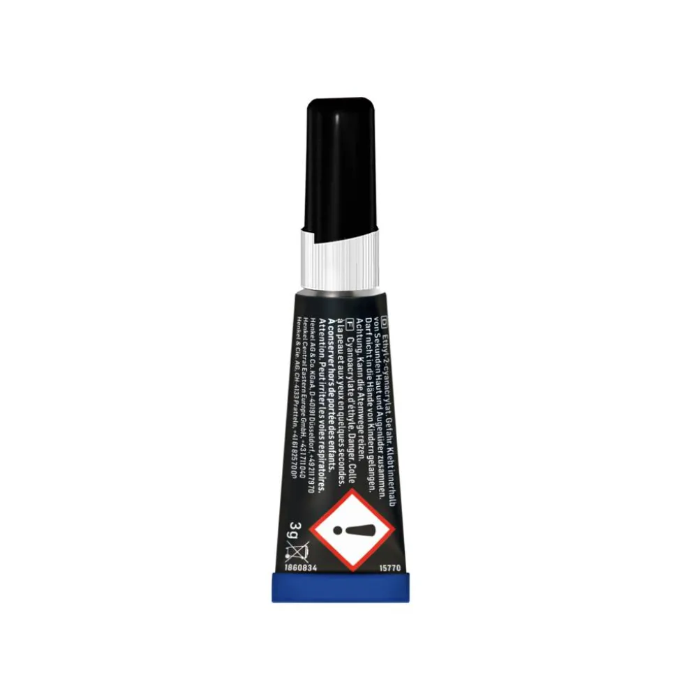 Sekundenkleber Gel transparent 3+1 g