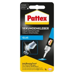 Sekundenkleber 'Glas' transparent 3 g