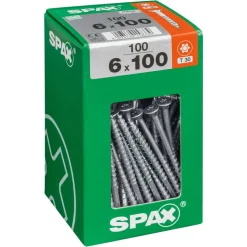 Senkkopfschrauben 'T-Star Plus' Ø 6 x 100 mm 100 Stk.