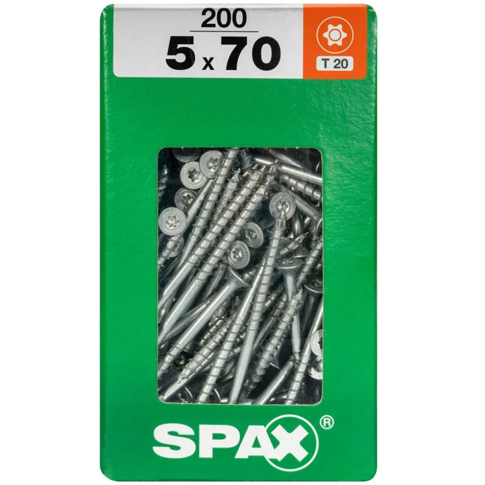 Senkkopfschrauben 'T-Star Plus' Ø 5 x 70 mm 200 Stück