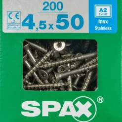 Senkkopfschrauben T-Star rostfrei Ø 4,5 x 50 mm 200 Stück