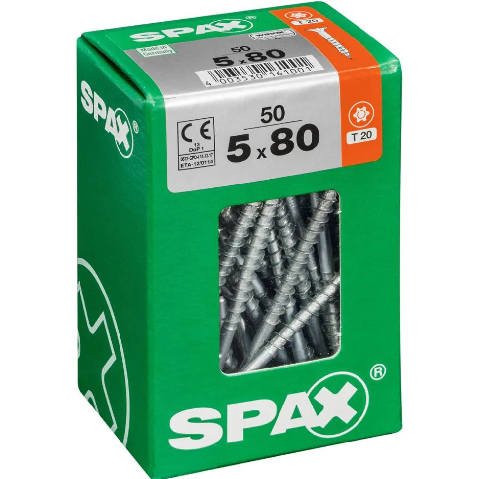 Senkkopfschrauben T-Star Ø 5 x 80 mm 50 Stück