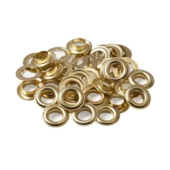 Ösen Messing, Ø 9 mm, 20 Stück