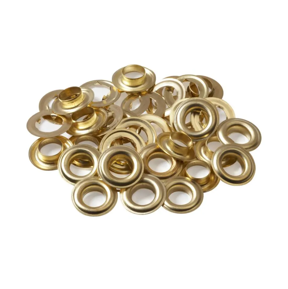 Ösen Messing, Ø 9 mm, 20 Stück
