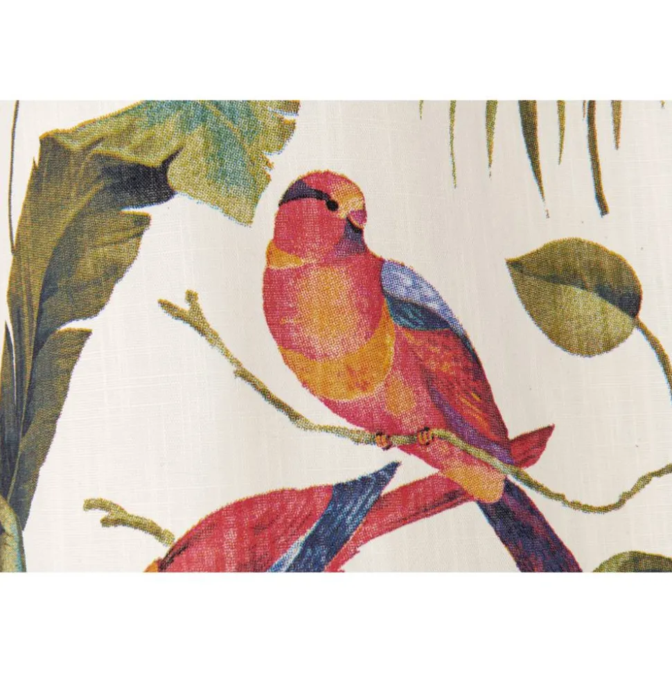 Ösenschal 'Jungle' Leinenoptik bunt 140 x 255 cm
