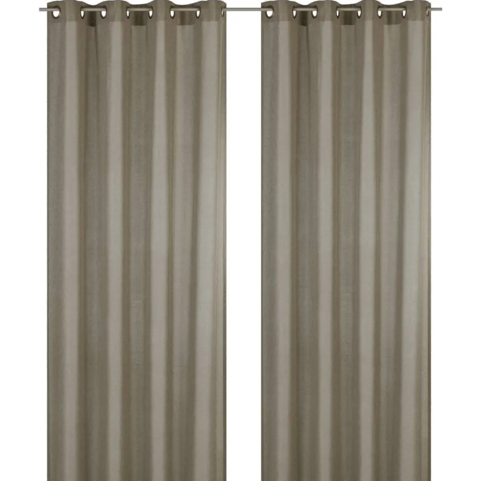 Ösenschal "Lino" 255 x 140 cm braun