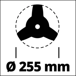 Sensen-Grasmesser 255 mm