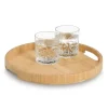 Serviertablett Bambus 32 x 3 x 32 cm