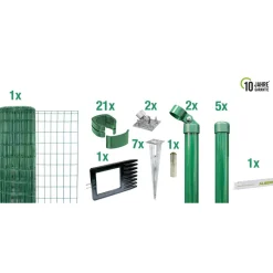 Set Fix-Clip Pro® grün Ø 2,2 mm 81 x 1000 cm