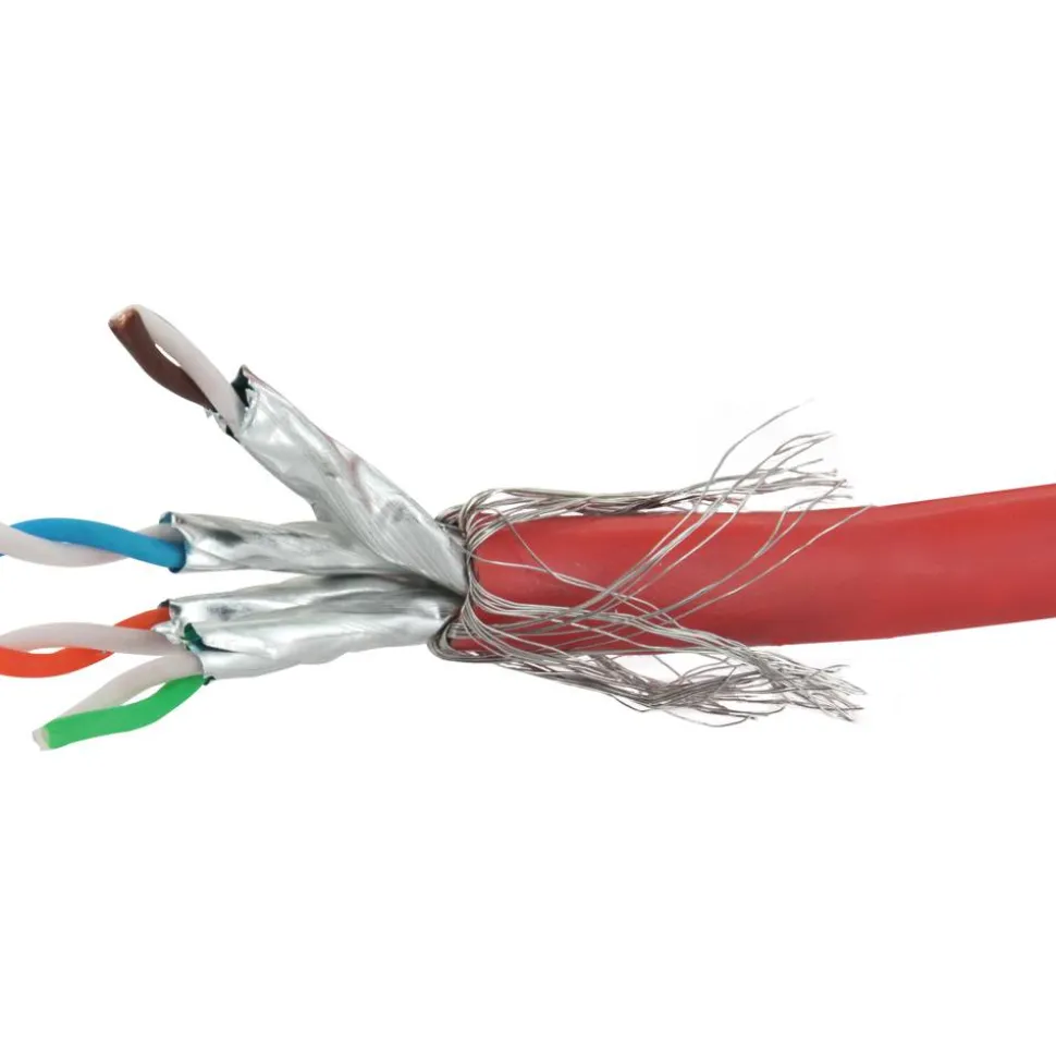 S/FTP-Netzwerkkabel CAT 7 orange, 50 m