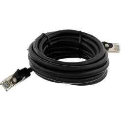 S/FTP-Netzwerkkabel CAT 6 schwarz 2,5 m