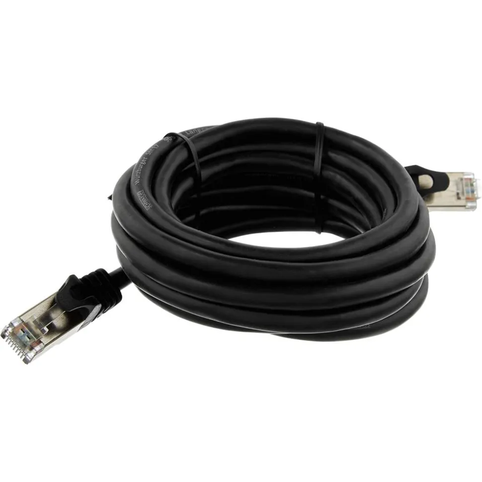 S/FTP-Netzwerkkabel CAT 6 schwarz 2,5 m