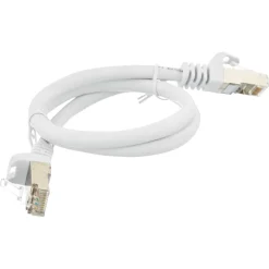 S/FTP-Netzwerkkabel CAT 6 weiß 0,5 m