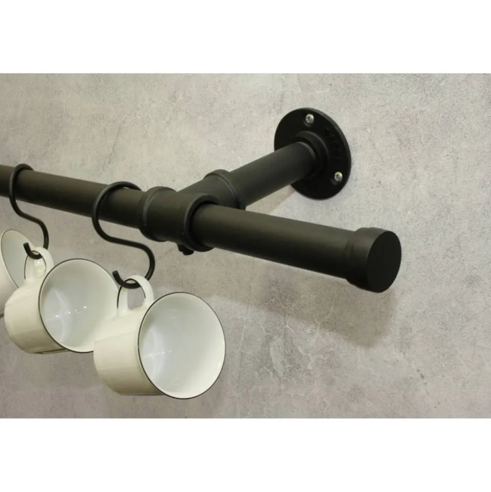 S-Haken 'Industrial Home' schwarz Ø 25 mm 10 Stück
