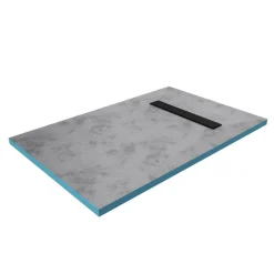 Showerboard grau 80 x 120 x 4 cm
