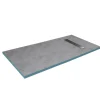 Showerboard grau 90 x 160 x 4 cm