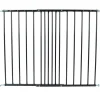 Sicherheitsgitter Metall schwarz Breite 62,5 - 106,8 cm, Höhe 72 cm